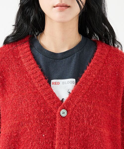 ABAHOUSE / アバハウス カーディガン・ボレロ | 【Revo.レボ】 モヘアライク ニット カーディガン/ルーズフィット /ユニセ | 詳細18