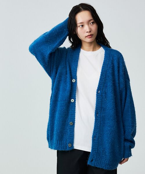 ABAHOUSE / アバハウス カーディガン・ボレロ | 【Revo.レボ】 モヘアライク ニット カーディガン/ルーズフィット /ユニセ | 詳細24