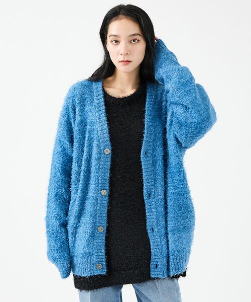 ABAHOUSE / アバハウス カーディガン・ボレロ | 【Revo.レボ】 モヘアライク ニット カーディガン/ルーズフィット /ユニセ | 詳細26