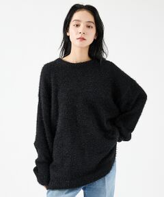 ABAHOUSE / アバハウス ニット・セーター | 【Revo.レボ】 モヘアライク オーバーニット/ルーズフィット /ユニセックス
