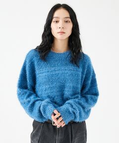 ABAHOUSE / アバハウス ニット・セーター | 【Revo.レボ】 モヘアライク オーバーニット/ルーズフィット /ユニセックス
