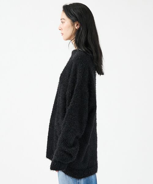 ABAHOUSE / アバハウス ニット・セーター | 【Revo.レボ】 モヘアライク オーバーニット/ルーズフィット /ユニセックス | 詳細3