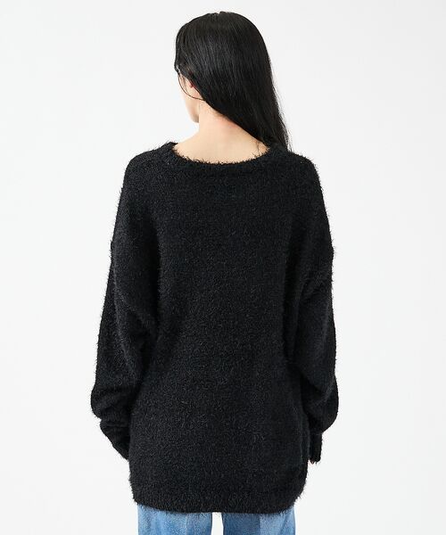ABAHOUSE / アバハウス ニット・セーター | 【Revo.レボ】 モヘアライク オーバーニット/ルーズフィット /ユニセックス | 詳細4