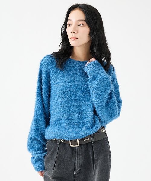 ABAHOUSE / アバハウス ニット・セーター | 【Revo.レボ】 モヘアライク オーバーニット/ルーズフィット /ユニセックス | 詳細24