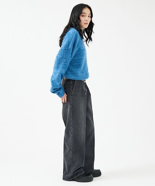 ABAHOUSE / アバハウス ニット・セーター | 【Revo.レボ】 モヘアライク オーバーニット/ルーズフィット /ユニセックス | 詳細25