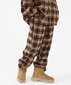 ABAHOUSE / アバハウス パンツ | 【Revo.レボ】ルーズフィットオンブレーチェックイージーパンツ /グランジ/ユ