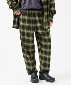 ABAHOUSE / アバハウス パンツ | 【Revo.レボ】ルーズフィットオンブレーチェックイージーパンツ /グランジ/ユ