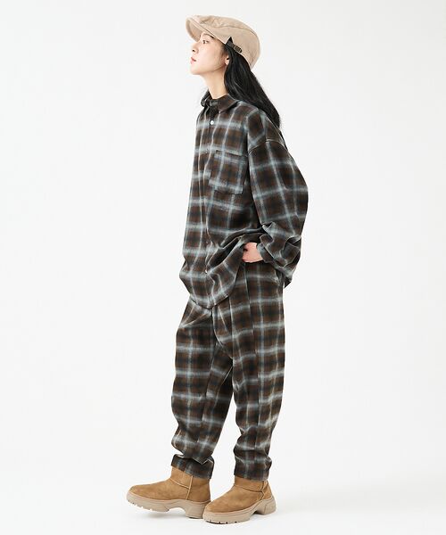 ABAHOUSE / アバハウス パンツ | 【Revo.レボ】ルーズフィットオンブレーチェックイージーパンツ /グランジ/ユ | 詳細20