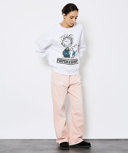 ABAHOUSE / アバハウス デニムパンツ | 【Johnbull／ジョンブル】ガーメントダイ フレアワイドパンツ／セットアップ | 詳細2