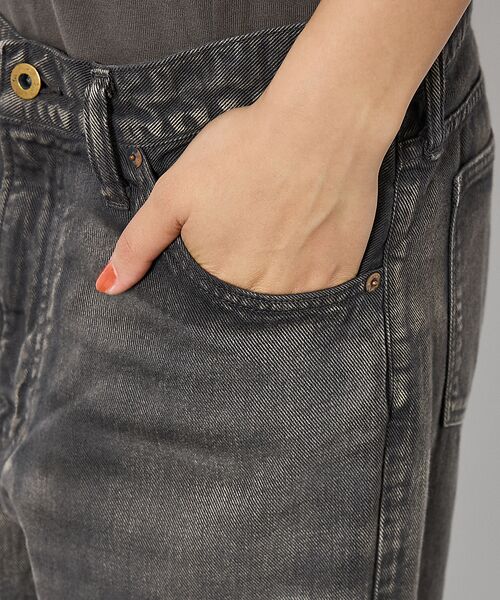 ABAHOUSE / アバハウス デニムパンツ | 【Johnbull／ジョンブル】ガーメントダイ フレアワイドパンツ／セットアップ | 詳細17