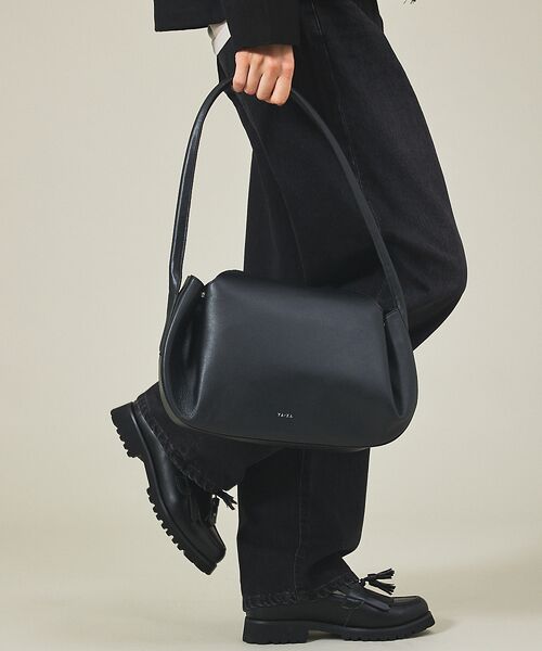 ABAHOUSE / アバハウス ショルダーバッグ | 【YArKA/ヤーカ】real leather one shoulder tuc | 詳細2