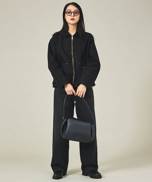 ABAHOUSE / アバハウス ショルダーバッグ | 【YArKA/ヤーカ】real leather one shoulder tuc | 詳細3