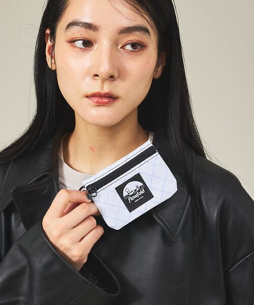 ABAHOUSE/アバハウス 【Flowfold/フローフォールド】 MINI POUCH/ミニポーチ/小銭入 ホワイト F ABAHOUSE/アバハウス 【Flowfold/フローフォールド】 MINI POUCH/ミニポーチ/小銭入 ホワイト F