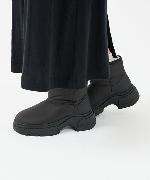 ABAHOUSE/アバハウス 【PAES /ペイズ】Padded Fur Boots W05/ファーブーツ【予 ブラック 28 ABAHOUSE/アバハウス 【PAES /ペイズ】Padded Fur Boots W05/ファーブーツ【予 ブラック 28
