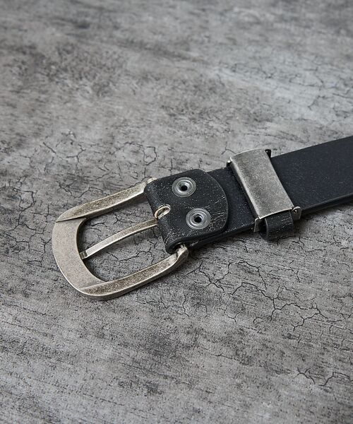 ABAHOUSE / アバハウス ベルト・サスペンダー | 【ウエスタン スタッズ レザー ベルト】35mm black Studded b | 詳細11