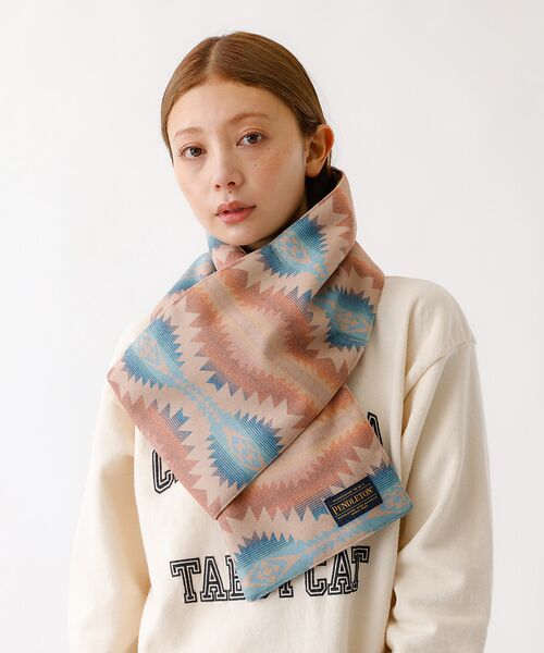 ABAHOUSE/AonEX yPENDLETON / yhgzFLANNEL MUFFLER / t x[W F