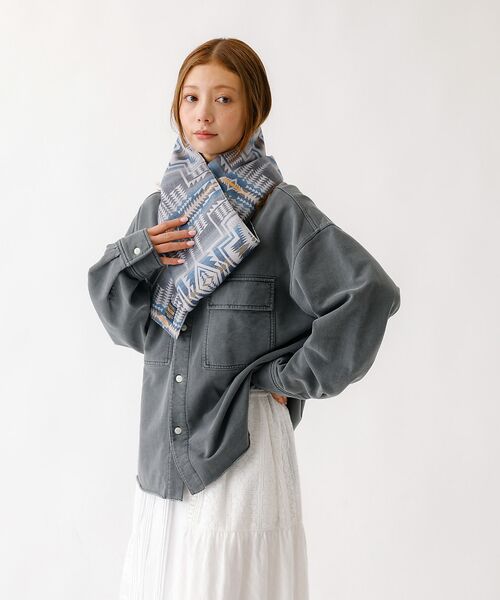 ABAHOUSE / アバハウス マフラー・ショール・スヌード・ストール | 【PENDLETON / ペンドルトン】FLANNEL MUFFLER / フラ | 詳細5