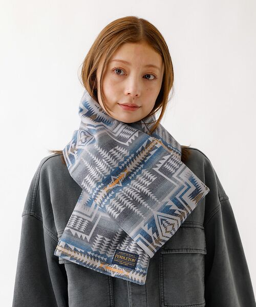 ABAHOUSE/AonEX yPENDLETON / yhgzFLANNEL MUFFLER / t `R[O[ F