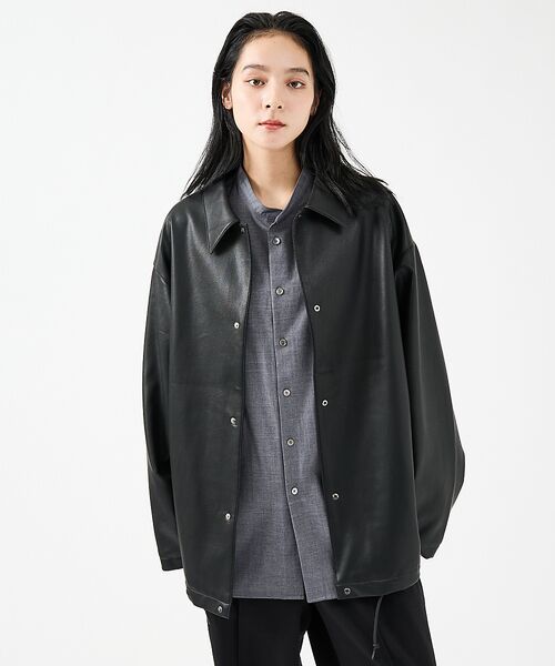 ABAHOUSE / アバハウス シャツ・ブラウス | 【FORTUNA / フォルトゥナ】WOOLLY TECツイルシャツ/ウーリーテ | 詳細3