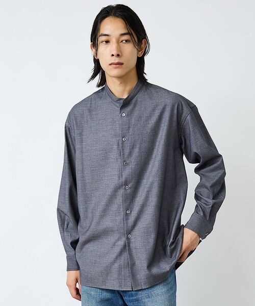 ABAHOUSE / アバハウス シャツ・ブラウス | 【FORTUNA / フォルトゥナ】WOOLLY TECツイルシャツ/ウーリーテ | 詳細6