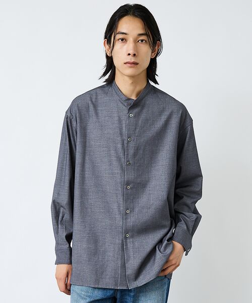 ABAHOUSE / アバハウス シャツ・ブラウス | 【FORTUNA / フォルトゥナ】WOOLLY TECツイルシャツ/ウーリーテ | 詳細7