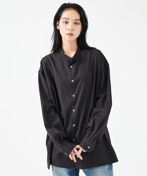 ABAHOUSE / アバハウス シャツ・ブラウス | 【FORTUNA / フォルトゥナ】WOOLLY TECツイルシャツ/ウーリーテ | 詳細8