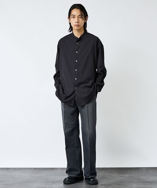 ABAHOUSE / アバハウス シャツ・ブラウス | 【FORTUNA / フォルトゥナ】WOOLLY TECツイルシャツ/ウーリーテ | 詳細19