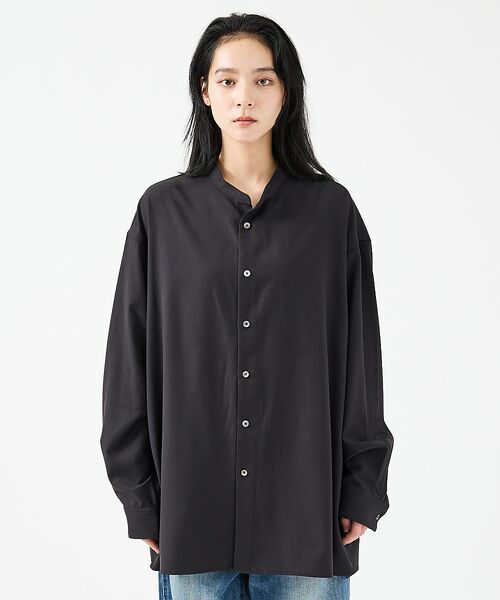 ABAHOUSE / アバハウス シャツ・ブラウス | 【FORTUNA / フォルトゥナ】WOOLLY TECツイルシャツ/ウーリーテ | 詳細9