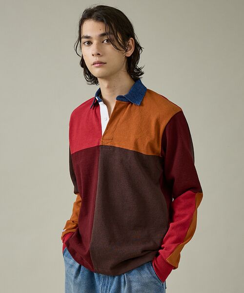 ABAHOUSE / アバハウス ポロシャツ | 【BARBARRIAN / バーバリアン】12オンスHEAVY WEIGHT ラ(オレンジ系その他1)