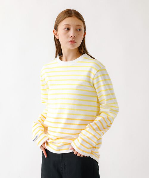 ABAHOUSE / アバハウス Tシャツ | BARBARIAN 12ozHEAVY WEIGHT CREW LONG/ボーダ | 詳細1