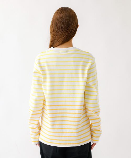 ABAHOUSE / アバハウス Tシャツ | BARBARIAN 12ozHEAVY WEIGHT CREW LONG/ボーダ | 詳細15