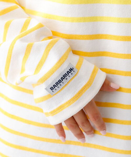 ABAHOUSE / アバハウス Tシャツ | BARBARIAN 12ozHEAVY WEIGHT CREW LONG/ボーダ | 詳細17