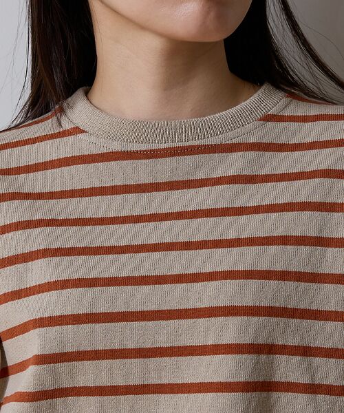 ABAHOUSE / アバハウス Tシャツ | BARBARIAN 12ozHEAVY WEIGHT CREW LONG/ボーダ | 詳細6