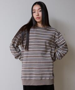 ABAHOUSE / アバハウス Tシャツ | BARBARIAN 12ozHEAVY WEIGHTスウェット/ボーダー/ユニセ