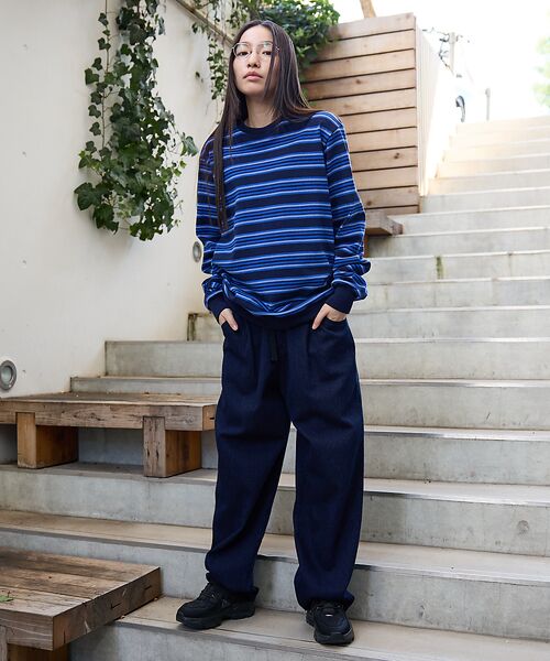 ABAHOUSE / アバハウス Tシャツ | BARBARIAN 12ozHEAVY WEIGHTスウェット/ボーダー/ユニセ | 詳細10