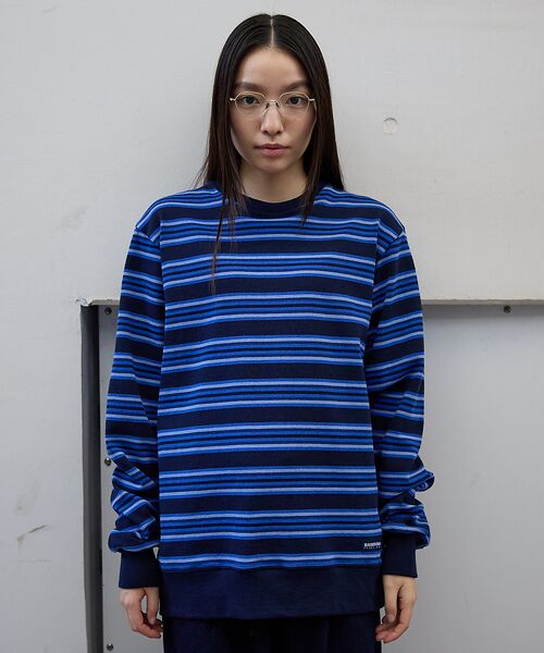 ABAHOUSE / アバハウス Tシャツ | BARBARIAN 12ozHEAVY WEIGHTスウェット/ボーダー/ユニセ | 詳細2