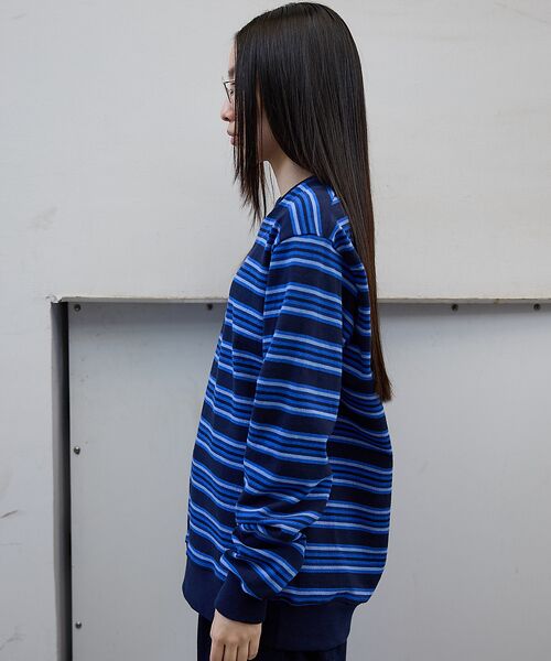 ABAHOUSE / アバハウス Tシャツ | BARBARIAN 12ozHEAVY WEIGHTスウェット/ボーダー/ユニセ | 詳細3