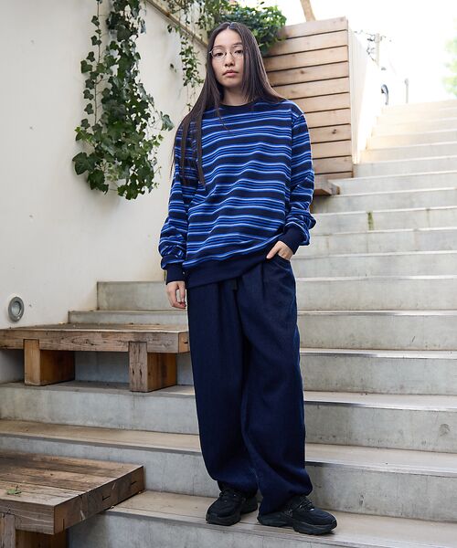 ABAHOUSE / アバハウス Tシャツ | BARBARIAN 12ozHEAVY WEIGHTスウェット/ボーダー/ユニセ | 詳細9