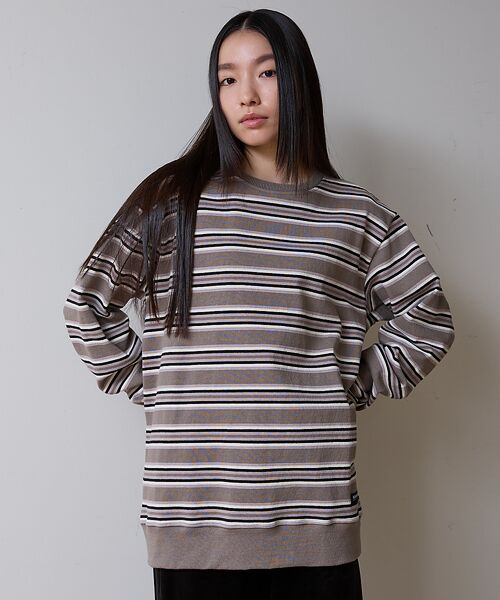 ABAHOUSE / アバハウス Tシャツ | BARBARIAN 12ozHEAVY WEIGHTスウェット/ボーダー/ユニセ | 詳細15