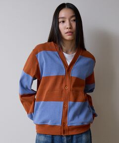 ABAHOUSE / アバハウス カーディガン・ボレロ | BARBARIAN 12ozHEAVY WEIGHTカーディガン/ボーダー/ユニ