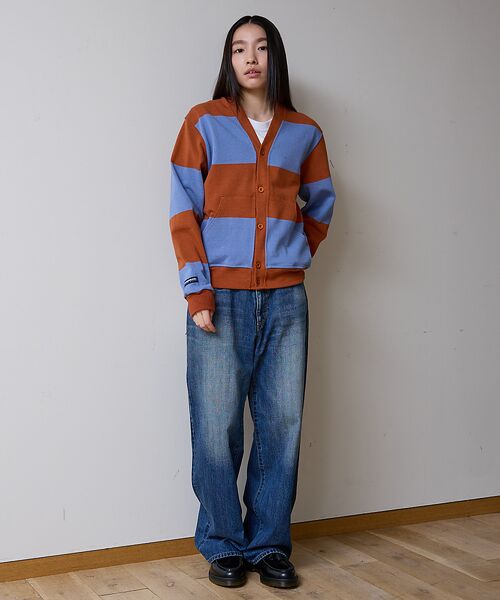 ABAHOUSE / アバハウス カーディガン・ボレロ | BARBARIAN 12ozHEAVY WEIGHTカーディガン/ボーダー/ユニ | 詳細4