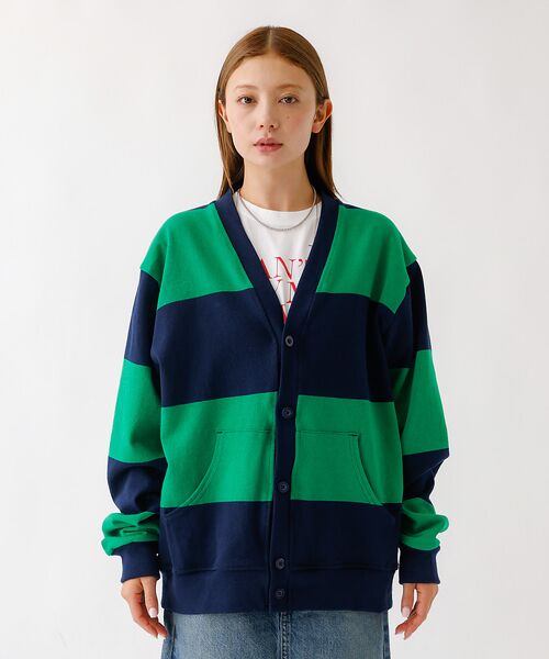 ABAHOUSE / アバハウス カーディガン・ボレロ | BARBARIAN 12ozHEAVY WEIGHTカーディガン/ボーダー/ユニ | 詳細14