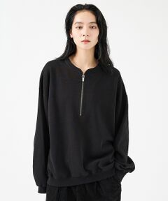 ABAHOUSE / アバハウス Tシャツ | 【FORTUNA/フォルトゥナ】WフェイスHALF ZIPプルオーバー/オーバー