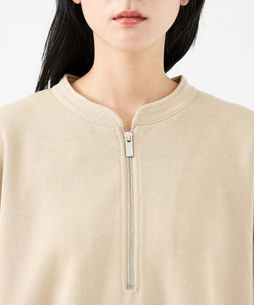 ABAHOUSE / アバハウス Tシャツ | 【FORTUNA/フォルトゥナ】WフェイスHALF ZIPプルオーバー/オーバー | 詳細5