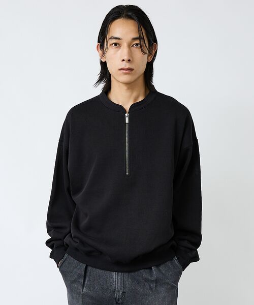 ABAHOUSE / アバハウス Tシャツ | 【FORTUNA/フォルトゥナ】WフェイスHALF ZIPプルオーバー/オーバー | 詳細13