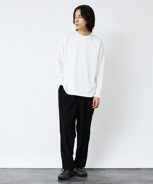 ABAHOUSE / アバハウス Tシャツ | 【FORTUNA/フォルトゥナ】ECOTECロングスリーブTシャツ/ユニセックス | 詳細1