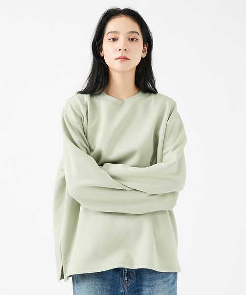 ABAHOUSE / アバハウス Tシャツ | 【FORTUNA/フォルトゥナ】ECOTECロングスリーブTシャツ/ユニセックス | 詳細12