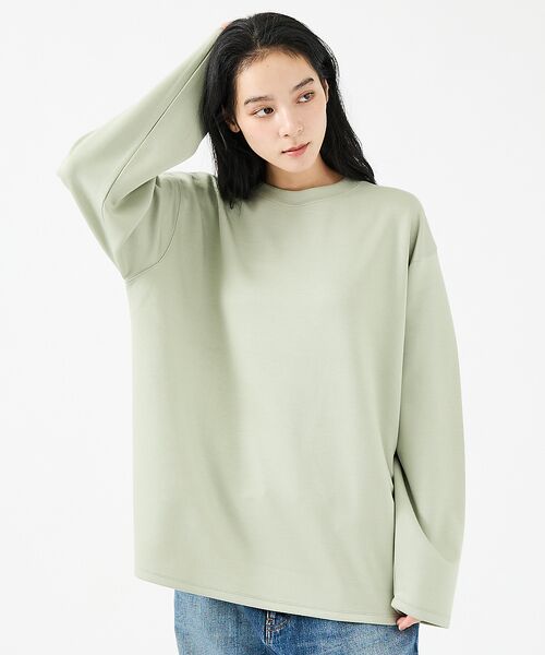 ABAHOUSE / アバハウス Tシャツ | 【FORTUNA/フォルトゥナ】ECOTECロングスリーブTシャツ/ユニセックス | 詳細13
