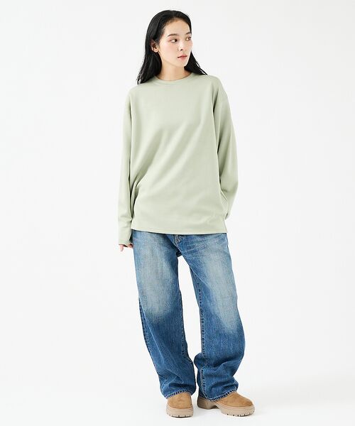 ABAHOUSE / アバハウス Tシャツ | 【FORTUNA/フォルトゥナ】ECOTECロングスリーブTシャツ/ユニセックス | 詳細14