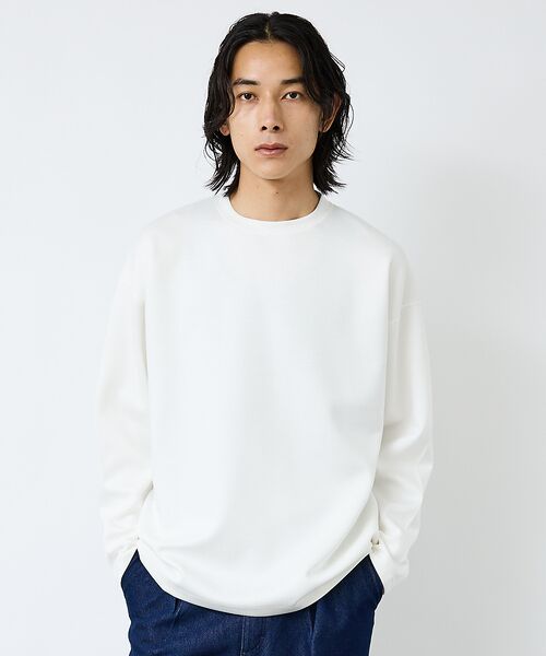 ABAHOUSE / アバハウス Tシャツ | 【FORTUNA/フォルトゥナ】ECOTECコクーンシルエットロングTシャツ/ユ | 詳細2